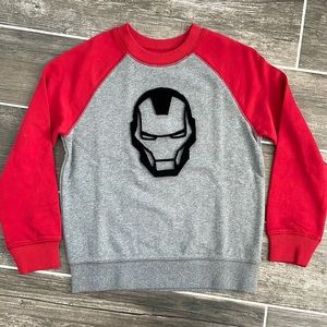 Hanna Andersson Marvel Iron Man sweatshirt. Size 120 cm/ US 6-7